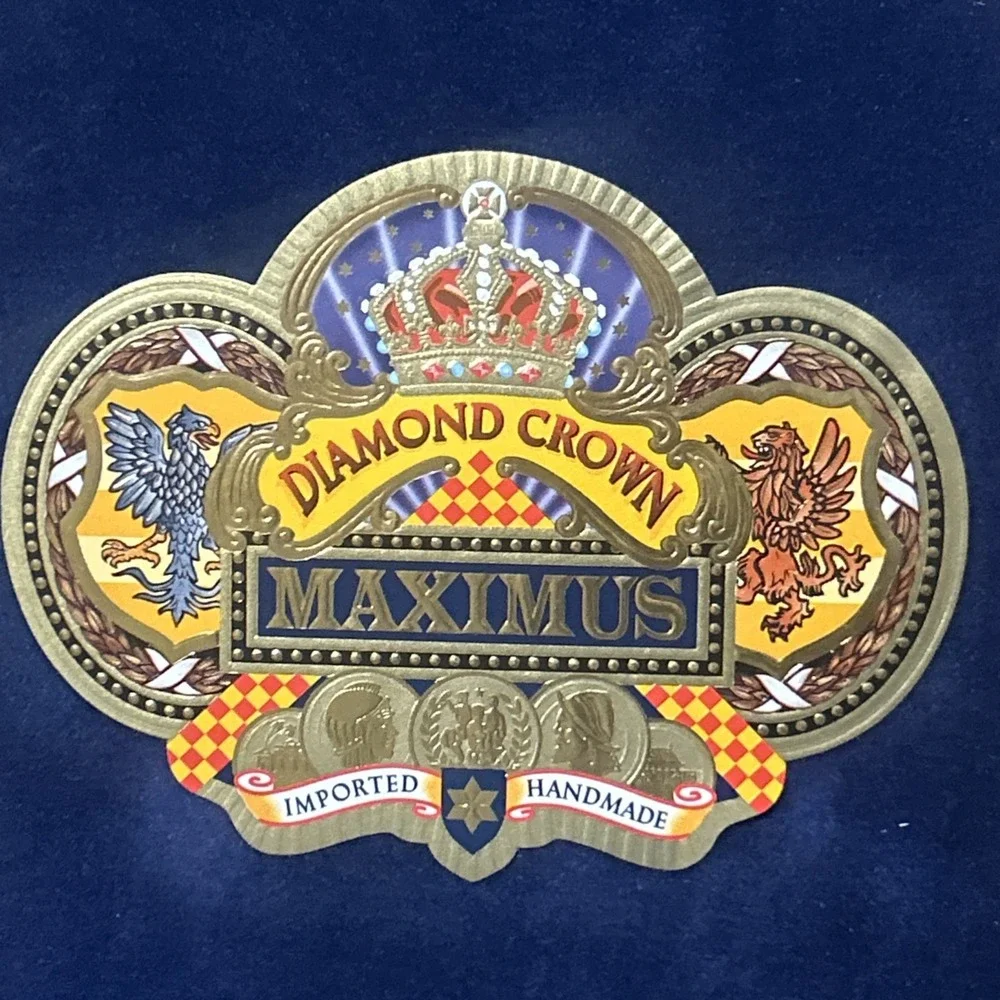 Vintage Diamond Crown Maximus Toro No. 1 Cigar Box Storage Treasure Box Decor